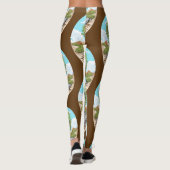 portret van palestijnse vrijheidsstrijder leggings (Achterkant)