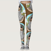 portret van palestijnse vrijheidsstrijder leggings (Voorkant)