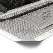 Portret van Pascal Paoli Poster (Hoek)