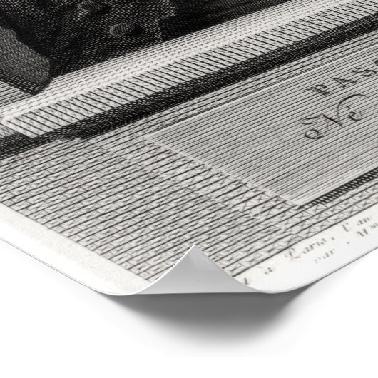 Portret van Pascal Paoli Poster (Hoek)