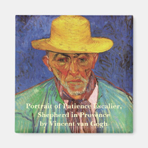 Portret van Patience Escalier door Vincent van Gog Magneet