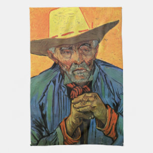 Portret van Patience Escalier door Vincent van Gog Theedoek