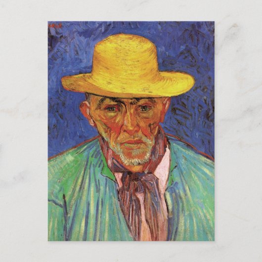 Portret van Patience Escalier van Vincent van Gogh Briefkaart (Voorkant)