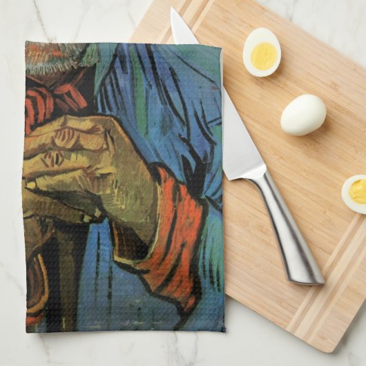 Portret van Patience Escalier van Vincent van Gogh Theedoek (Quarter Fold)