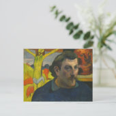 Portret van Paul Gauguin, 1889 Briefkaart (Staand voorkant)
