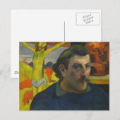 Portret van Paul Gauguin, 1889 Briefkaart (Voorkant / Achterkant)