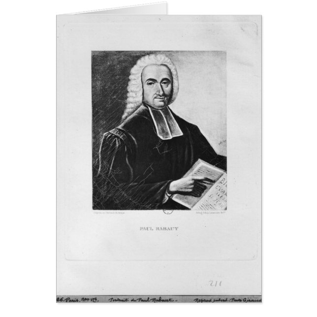 Portret van Paul Rabaut (Voorkant)