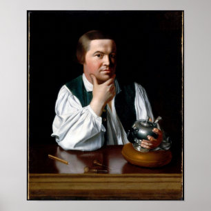 Portret van Paul Revere Poster