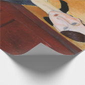 Portret van Paulette Jourdain, Modigliani Cadeaupapier (Hoek)