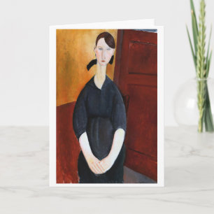 Portret van Paulette Jourdain, Modigliani Kaart