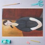 Portret van Paulette Jourdain, Modigliani Tissuepapier (Craft)