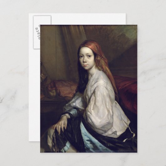 Portret van Pauline Ono Briefkaart (Voorkant / Achterkant)