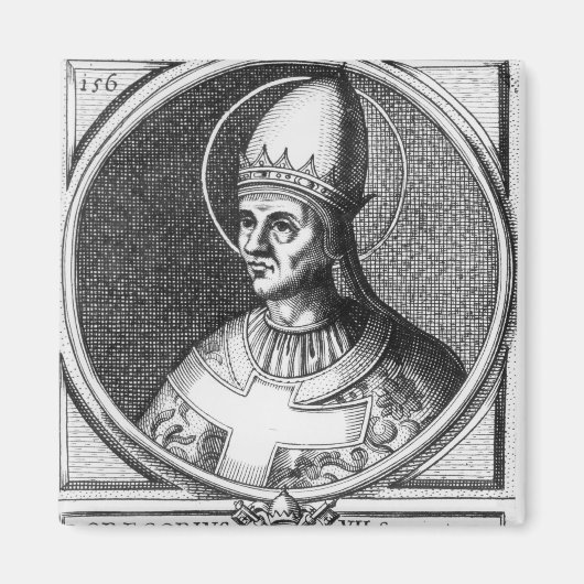 Portret van Paus Gregory VII Magneet (Voorkant)