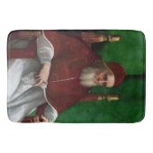 Portret van Paus Julius II (door Rafaël) Badmat (Voorkant)