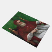 Portret van Paus Julius II (door Rafaël) Deurmat (Schuin)