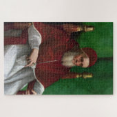 Portret van Paus Julius II (door Rafaël) Legpuzzel (Horizontaal)