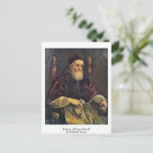 Portret van paus Julius ii door Raffaello Sanzio Briefkaart (Staand voorkant)