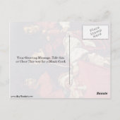 Portret van paus Leo X en kardinalen van Raffael Briefkaart (Achterkant)