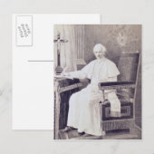 Portret van paus Leo XIII Briefkaart (Voorkant / Achterkant)