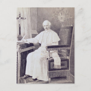 Portret van paus Leo XIII Briefkaart