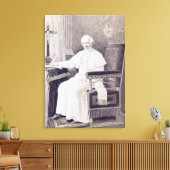 Portret van paus Leo XIII Canvas Afdruk (Insitu (Woonkamer))