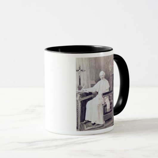 Portret van paus Leo XIII Mok (Voorkant rechts)