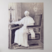 Portret van paus Leo XIII Poster (Voorkant)