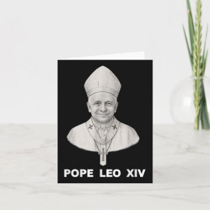 Portret van paus Leo XIV Kaart