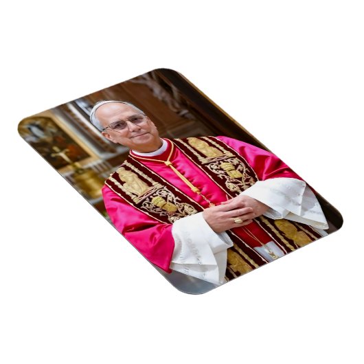 Portret van paus Leo XIV Magneet (Rechterzijde)