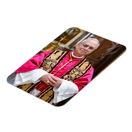 Portret van paus Leo XIV Magneet (Linkerzijde)