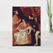 Portret van Paus Paul Iii door Titian Kaart (Voorkant)
