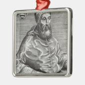 Portret van paus Pius IV, 1555 Metalen Ornament (Links)