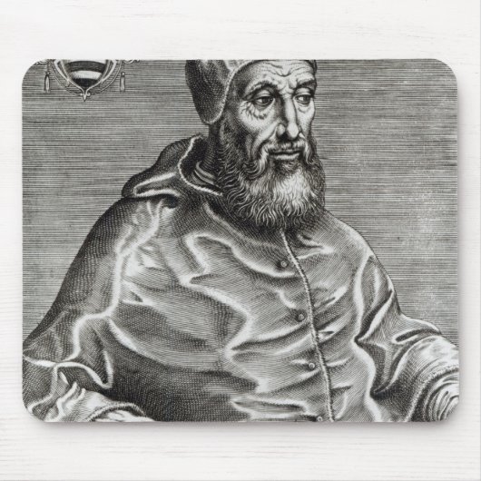 Portret van paus Pius IV, 1555 Muismat (Voorkant)