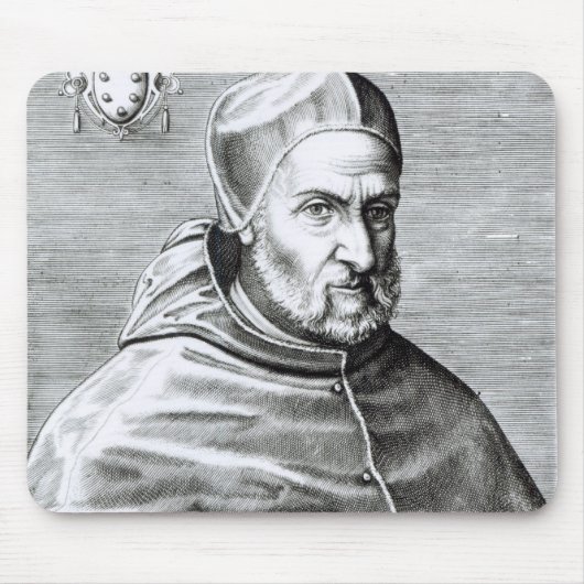 Portret van paus Pius IV, 1559 Muismat (Voorkant)