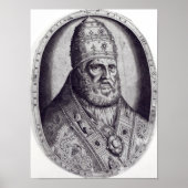 Portret van paus Pius IV, 1559 Poster (Voorkant)