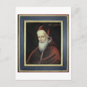 Portret van paus Pius V (1504-72) (olie op doek) Briefkaart (Voorkant)