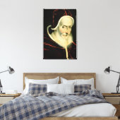 Portret van paus Pius V 1576-80 Canvas Afdruk (Insitu (Slaapkamer))