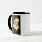 Portret van paus Pius V   1576-80 Mok (Voorkant links)