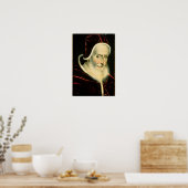 Portret van paus Pius V 1576-80 Poster (Keuken)