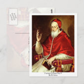 Portret van paus Pius V. door El Greco Briefkaart (Voorkant / Achterkant)