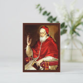 Portret van paus Pius V. door Greco El Briefkaart (Staand voorkant)