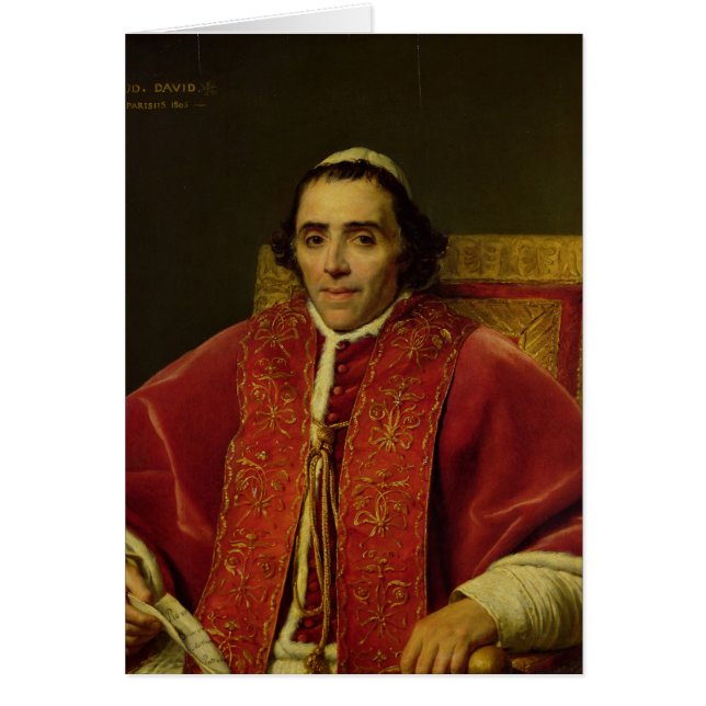 Portret van paus Pius VII, 1805 (Voorkant)