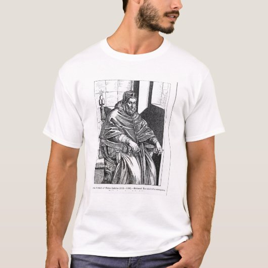 Portret van paus Sixtus V T-shirt (Voorkant)