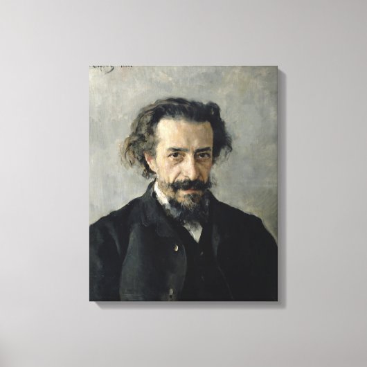 Portret van Pavel Blaramberg 1888 Canvas Afdruk (Voorkant)
