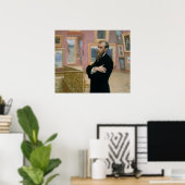 Portret van Pavel Tretyakov in de galerij Poster (Thuiskantoor)