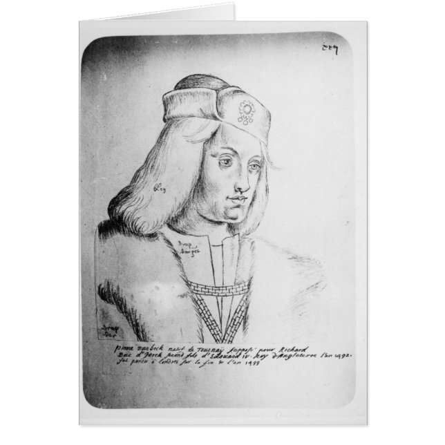 Portret van Perkin Warbeck (Voorkant)