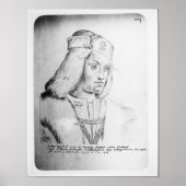 Portret van Perkin Warbeck Poster (Voorkant)