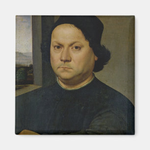 Portret van Perugino, c.1504 (tempera op hout) Magneet