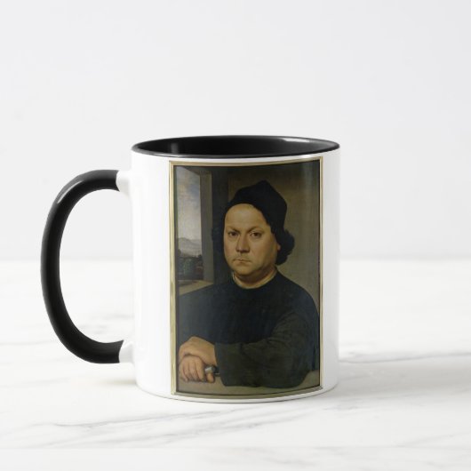 Portret van Perugino, c.1504 (tempera op hout) Mok (Links)