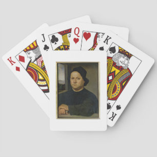 Portret van Perugino, c.1504 (tempera op hout) Speelkaarten
